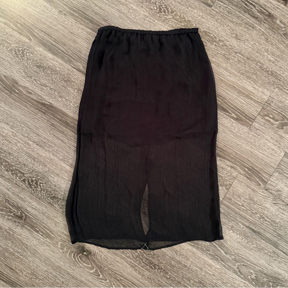 J. Crew Gwyneth Layered Slip Skirt in Crinkle Chiffon New